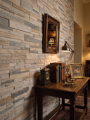 Beige Slate Split Face Effect Wall Cladding Tile - 150x610x7-11mm