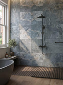 Alpine Slate Blue Porcelain Tile - 1200x600mm