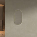 Belgravia Golden Frame LED Capsule Mirror With Defogger