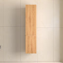 Bali Solid Wood Fluted Bathroom Side Cabinet