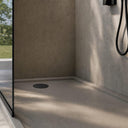 Boston Matt Black Standard Shower Tray Waste - 90mm