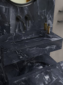 Black Onyx Sink and Shelf - 1000mm