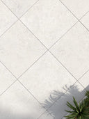 Borga White Outdoor Porcelain Paving Slabs - 900x900x20mm