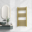 Manchester Gold Designer Towel Rail - 1000x450mm