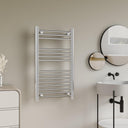 Manchester Chrome Designer Towel Rail - 1000x450mm