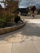 Dijon Honed & Tumbled Limestone Paving Slabs - 900x600x20mm