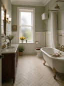 Dijon Tumbled Herringbone Tiles - 200x50x15mm