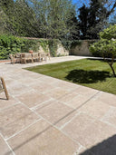 Dijon Honed & Tumbled Limestone Paving Slabs - 900x600x20mm