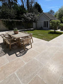 Dijon Honed & Tumbled Limestone Paving Slabs - 900x600x20mm
