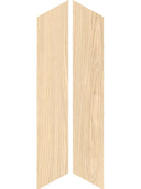 Dream Ecru Chevron Wood Effect Italian Porcelain Tile - 850x150mm
