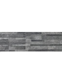 Dark Grey Split Face Effect Wall Cladding Tile - 150x610mm