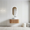 Bali Solid Wood Fluted Vanity With Side Racks - 1200mm