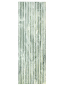 Fluted Travertino Forest Porcelain Tile - 1200x400x12mm