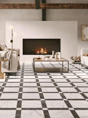 Grace Nero Porcelain Tile - 440x440x10mm