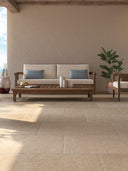 Jersey Beige Antique Chiselled Edge Porcelain Tile - 900x600x9.5mm