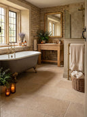 Jersey Beige Antique Chiselled Edge Porcelain Tile - 600x400x9.5mm
