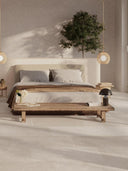 Jersey Cream Antique Chiselled Edge Porcelain Tile - 600x400x9mm