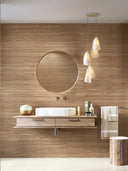 Larchwood Ipe Fluted Slat Wood Wall Tile - 900x300mm