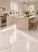 Calacatta Gold Satin Floor and Wall Porcelain Tile - 600x600mm