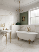 Calacatta Gold Satin Floor and Wall Porcelain Tile - 600x600mm