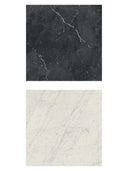 Lusso Carrara + Noir Checkerboard Porcelain Paving - 300x300x20mm