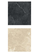 Lusso Noir + Cosmo Crema Checkerboard Porcelain Paving - 300x300x20mm