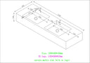 Carrara Marble Vanity Unit - 1200mm