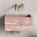 Rosa Norvegia Marble Wall Hung Basin - 300mm