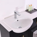 Highland Matt Black Combination Bathroom Suite - Vanity Unit with WC unit & Toilet - 1200mm