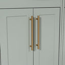 Imperial Sage Green Complete Freestanding Vanity Unit Set With Side Cabinet- 1200mm