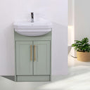 Imperial Sage Green Freestanding Vanity Unit - 600mm