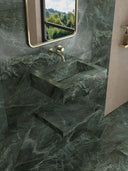 Manos Green Onyx Sink and Shelf - 600mm
