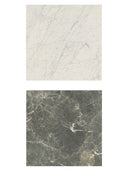 Lusso Verde + Carrara Marble Checkerboard Porcelain Tile - 300x300x12mm